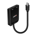 Lindy 38432 hub de interface Mini DisplayPort 21600 Mbit/s Preto
