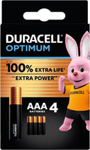 PILA DURACELL ALCALINA OPTIMUM PBA AAA LR03 K4 1 B
