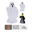 LANTERNA HALLOWEEN 14CM COM LED E SONIDO MODELOS SORTIDOS