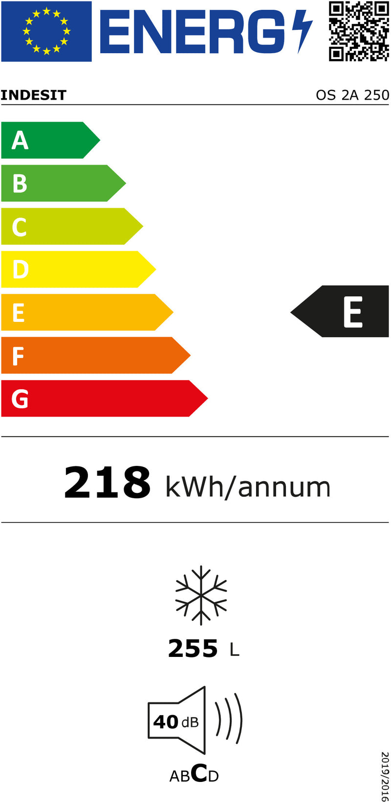 ARCA HORIZONTAL INDESIT OS2A250( DIRECT COOL  - BRANCO  - 255 LIT