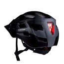 CAPACETE DE BICICLETA COM LEDS VERMELHOS TAMANHO L. DUNLOP