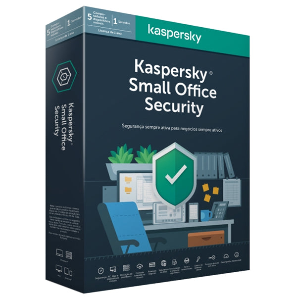 SOFTWARE KASPERSKY SMALL OFFICE SECURITY 5PCS + 1 FILE SERVER BOX