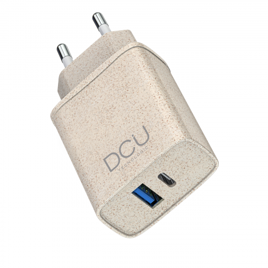 CARGADOR DCU 1XUSB C 1XUSB A DE 20W