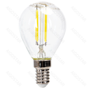 LÂMPADA DE FILAMENTO LED (TRANSPARENTE) G45 E14 6W