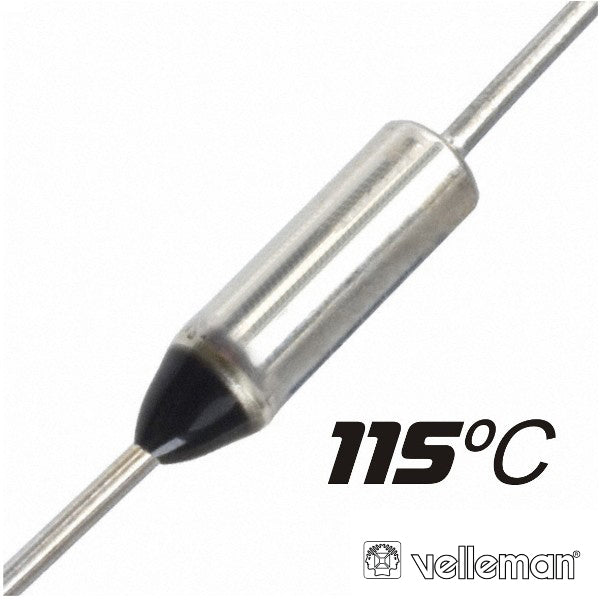 FUSÍVEL TÉRMICO 115°C 250V VELLEMAN