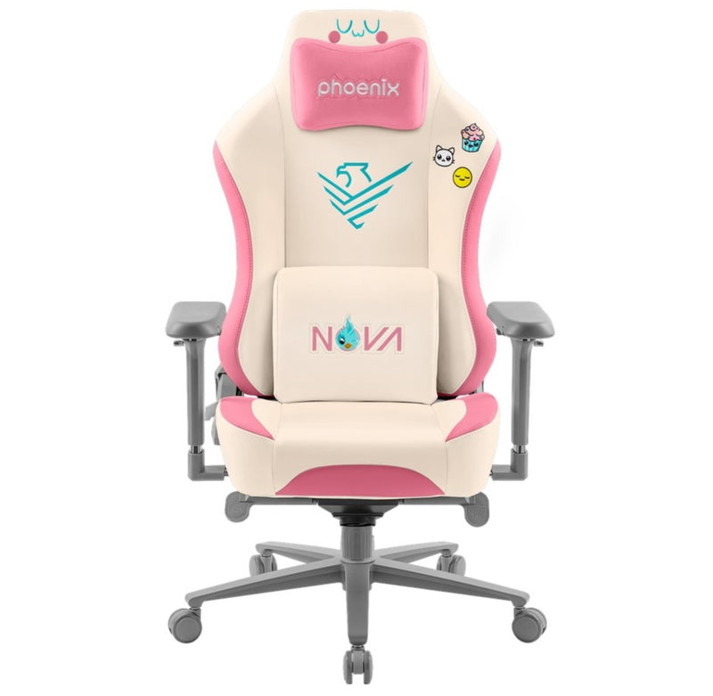 SILLA GAMING PHOENIX NOVA CUERO CREAM EDITION