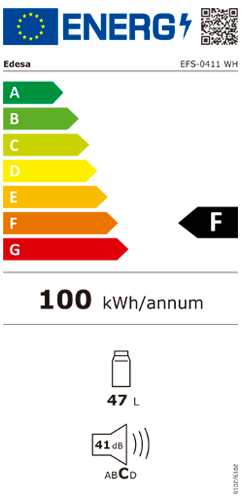 FRIGORÍFICO EDESA EFS-0411 WH