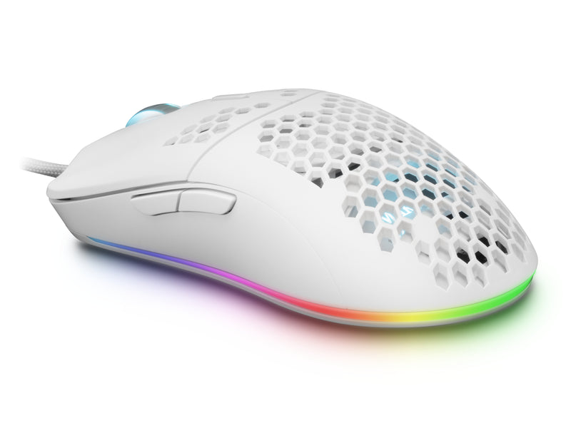 RATO MARSGAMING MMAX MOUSE WHITE, 12400DPI, ULTRALIGHT 69G, RGB,