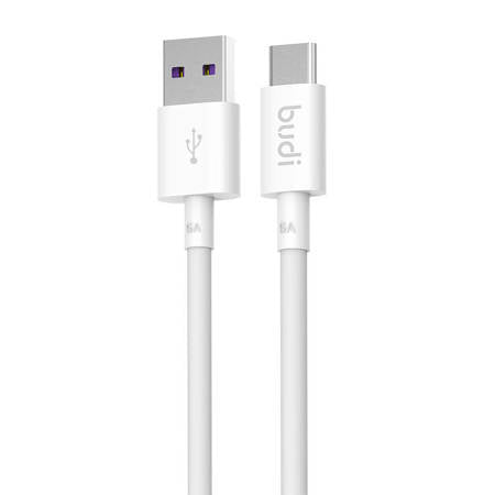 USB TO USB-C CABO BUDI 5A, 1M (WHITE)