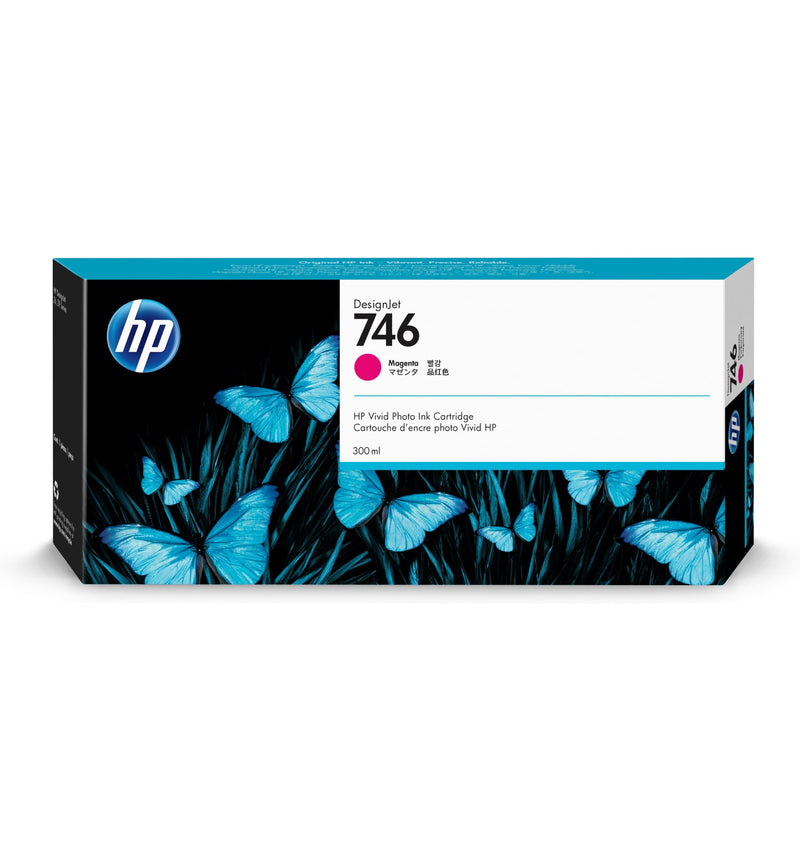 HP Tinteiro DesignJet 746 Magenta (300 ml)