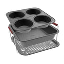 SET TEFAL 3 PEÇAS PAIRFRYER J702S304 ( SILVER  - FORMA PARA QUEQU