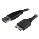 StarTech.com USB3AUB50CMS cabo USB 0,5 m USB 3.2 Gen 1 (3.1 Gen 1