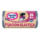 SACOS DO LIXO FIXAÇÃO ELÁSTICA 30 L (55 X 63 CM), 12 UDS