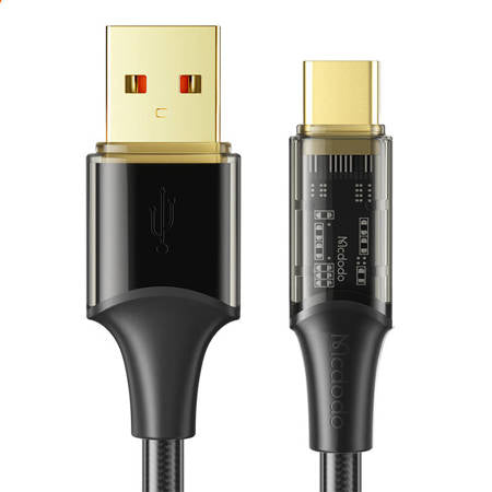 USB TO USB-C CABLE, MCDODO CA-2090, 6A, 1.2M (BLACK)