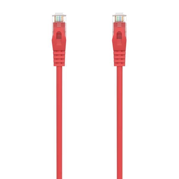 AISENS A145-0557 cabo de rede Vermelho 0,3 m Cat6a U/UTP (UTP)