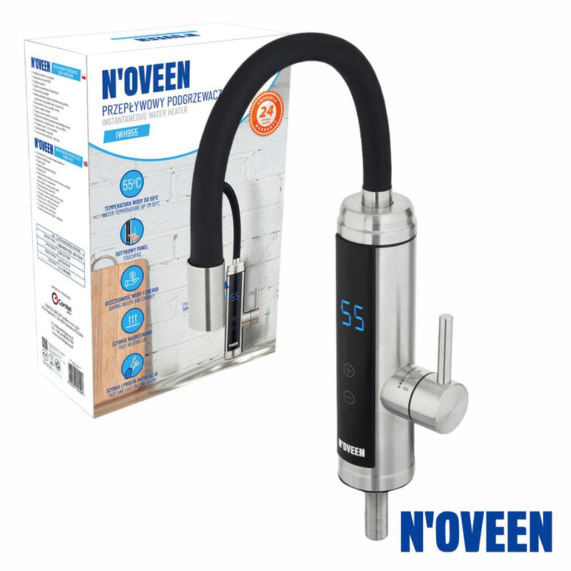 TORNEIRA ELÉTRICA DE BANCADA 230V 3000W IPX4 NOVEEN