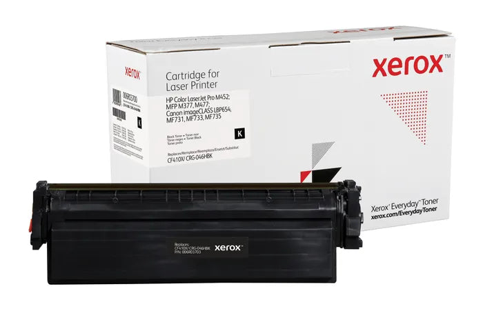 Tiner Preto Xerox equivalente a HP CF410X/ CRG-046HBK, 6500 págin