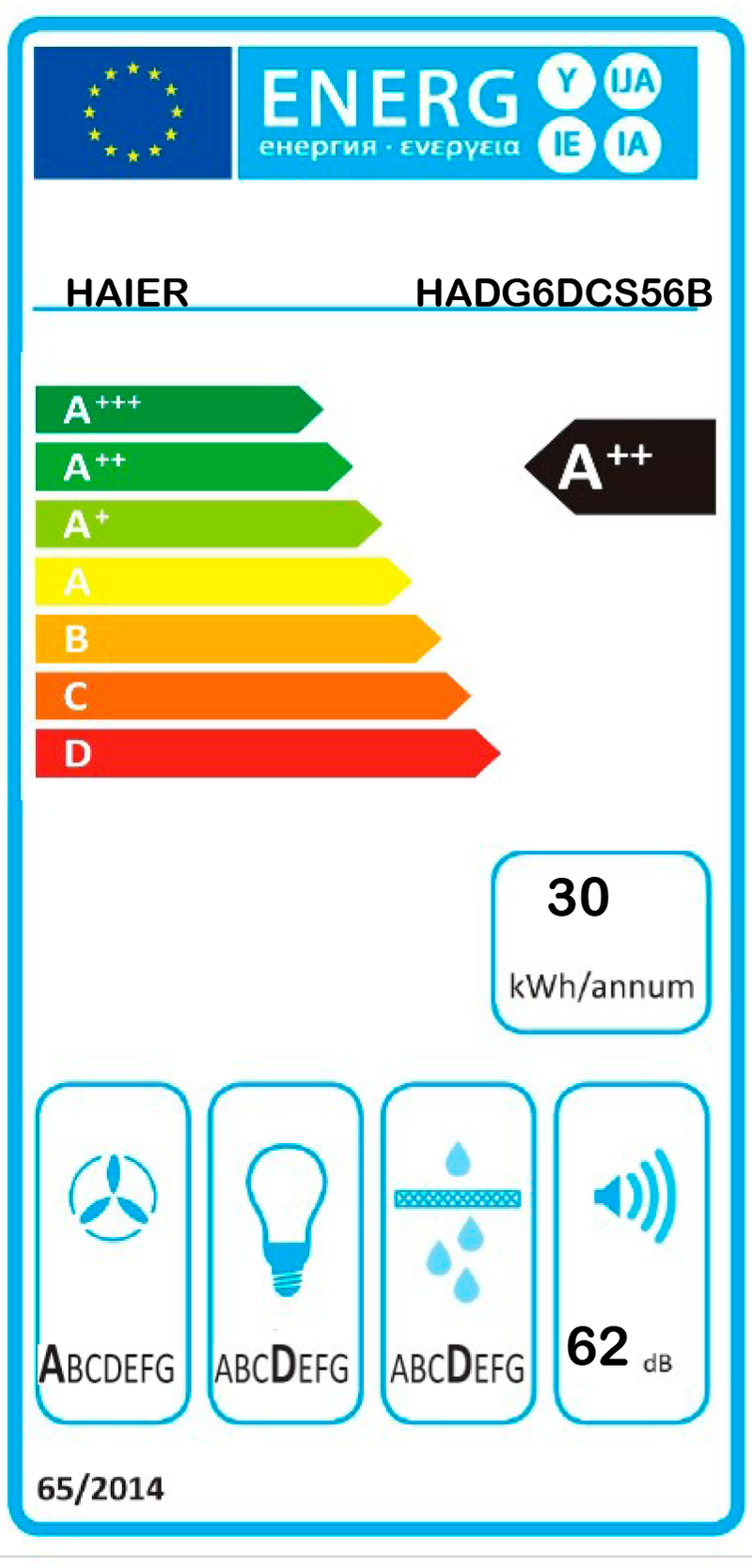 CHAMINÉ HAIER - HADG6DCS56B