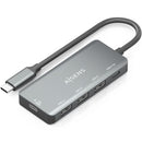 AISENS HUB USB-C 3.1 - USB-C PD 100WUSB-C3XUSB-A 2.0 - 15CM - COL