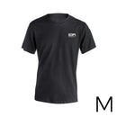 *MERCHANDISING* CAMISETA PRETA TAMANHO-M MANGA CURTA BORDADA EDM
