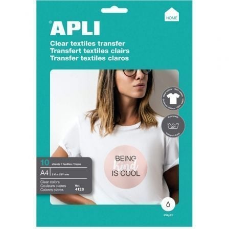 PAPEL DE TRANSFERÊNCIA APLI A4 (10 FOLHAS)