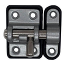 FECHO BASE PLÁSTICA REFORÇADA 25 MM CROMADO MATE