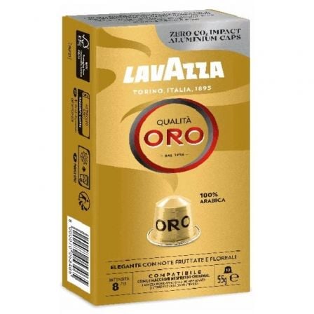 CAIXA DE 10 CÁPSULAS LAVAZZA QUALITÁ ORO PARA MÁQUINA NESPRESSO