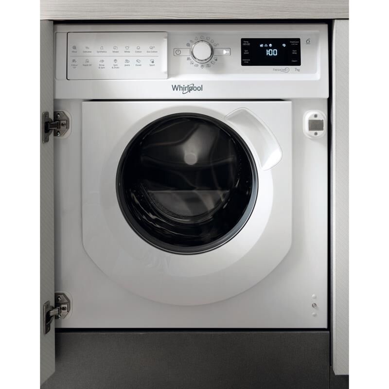 MÁQUINA DE LAVAR ROUPA DE ENCASTRE 7KG WHIRLPOOL BIWMWG71483EEUN