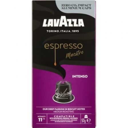 10 CÁPSULAS DE CAFÉ LAVAZZA ESPRESSO MAESTRO INTENSO