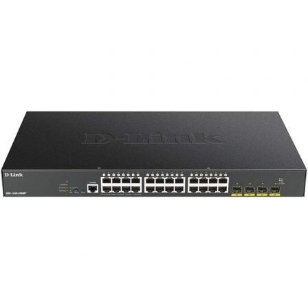 SWITCH 24-PORT GIGABIT POE SMART MANAGED WITH 4X 10G SFP+ PORTS,