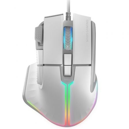 RATO MARS GAMING MM-XT HASTA 12800DPI BRANCO