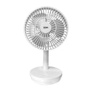 VENTOINHA DE MESA RECARREGÁVEL BRANCO POTÊNCIA: 5W PÁS: Ø14,5CM 1