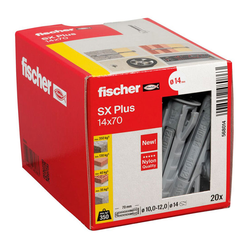 BUCHA FISCHER SX PLUS 14X70 20UNI N14 568014