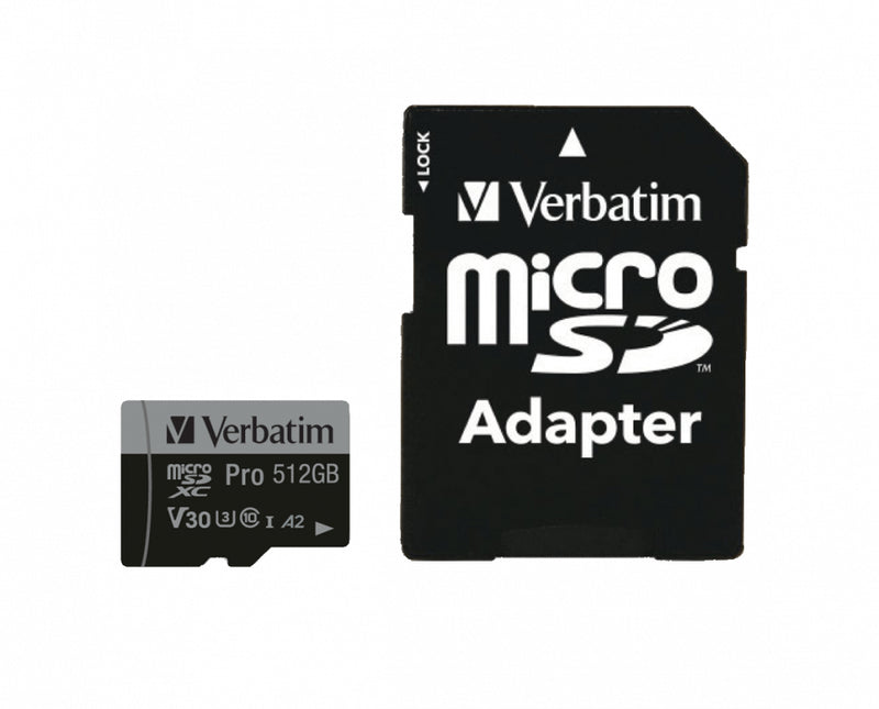 Verbatim 47046 cartão de memória 512 GB MicroSDXC UHS-I Classe 10