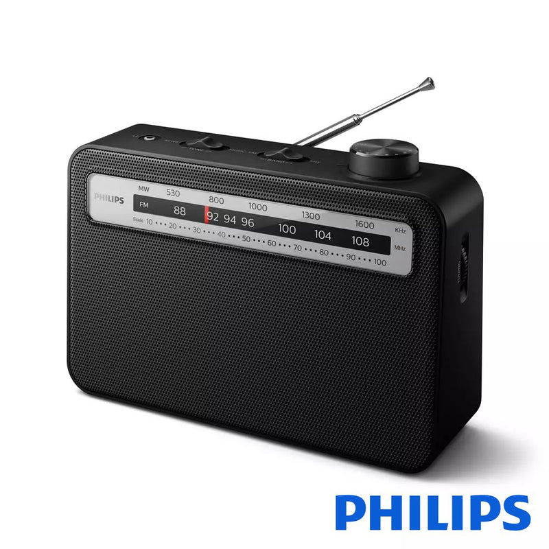 Philips 2000 series TAR2506/12 rádio Portátil Analógico Preto