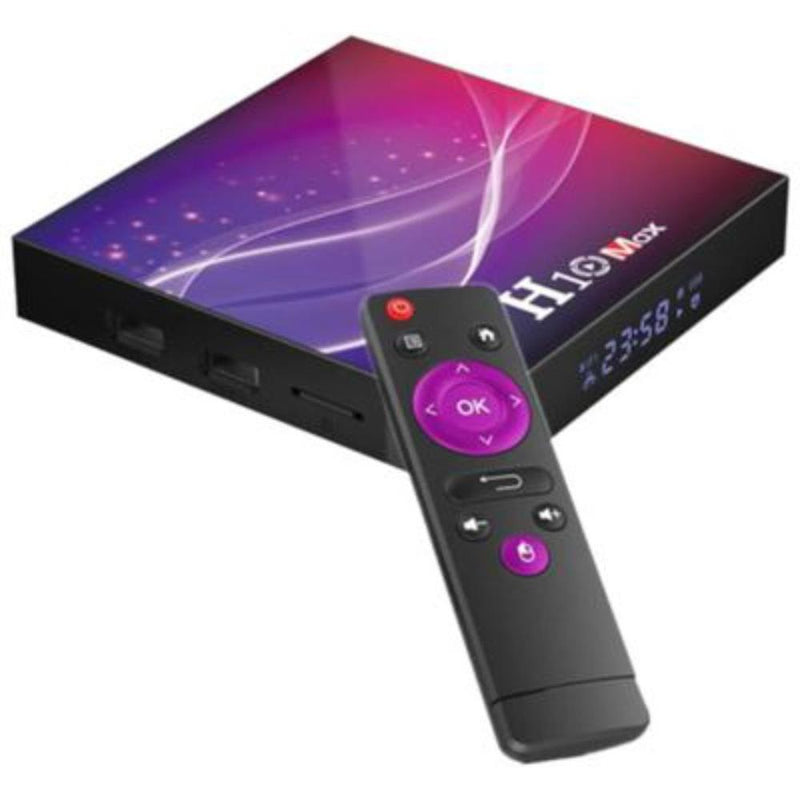 BOX IPTV ANDROID 10.0 H10 MAX 6K 4GB RAM 64GB ROM