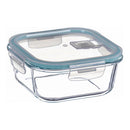 RECIPIENTE DE ALIMENTOS QUADRADA HERMÉTICA DE BOROSILICATO DE 500