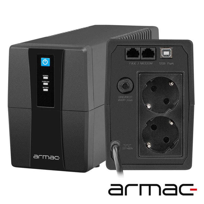 UPS INTERATIVA 650VA 390W 230V ARMAC