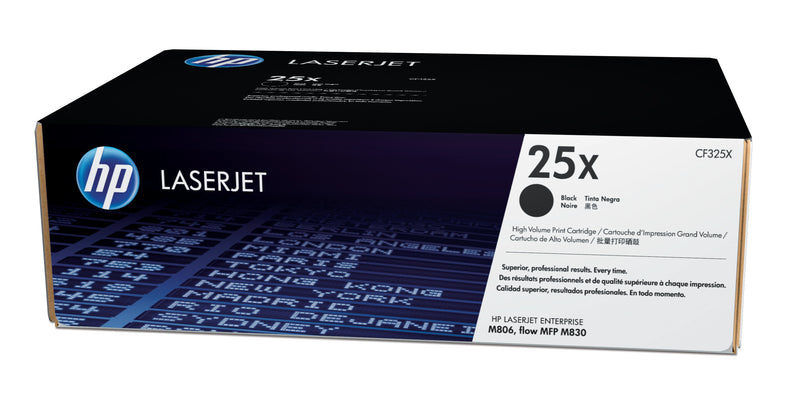 HP Toner LaserJet Original 25X Preto de elevado rendimento