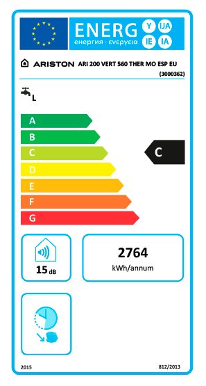 Ariston Pro B 200 V EU Vertical Tanque (armazenamento de água) Si