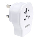 ADAPTADOR DE VIAGEM UNIVERSAL PARA O REINO UNIDO, USB A + 2 USB C