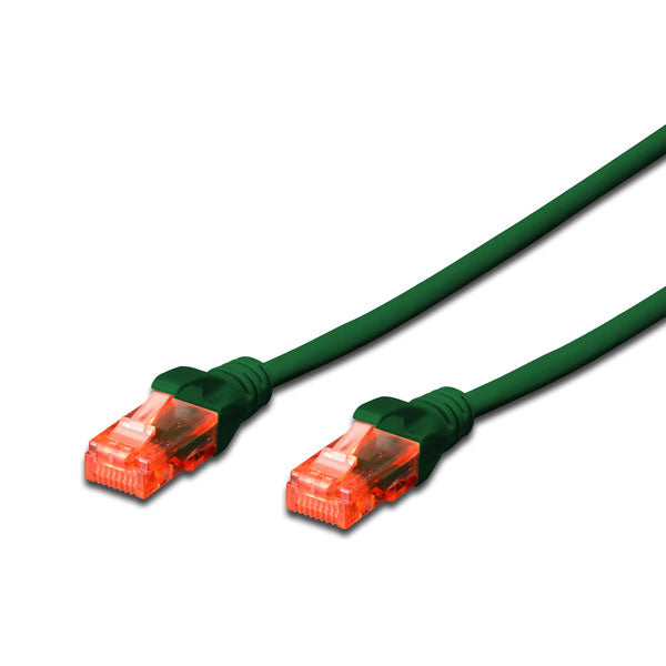 DIGITUS CHICOTE UTP CAT6 LSZH VERDE - 1MT