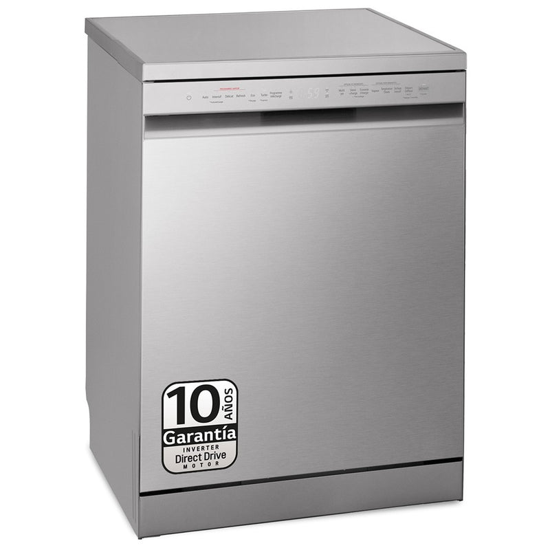 MÁQUINA DE LAVAR LOUÇA LG DF243FV 3ªB DIRECTDRIVE INOX