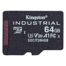 MICRO SDHC 64GB INDUSTRIAL C10 A1 PSLC CARD SINGLE PACK WO ADAPTE