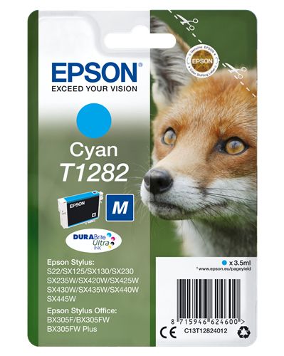 TINTEIRO EPSON CYAN STYLUS S22/SX42XW/BX305F - C13T12824012