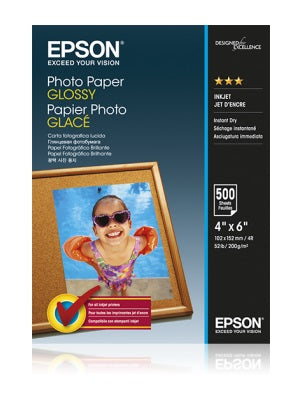 Epson Photo Paper Glossy papel fotográfico Brilho