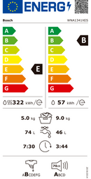 MÁQUINA DE LAVAR E SECAR ROUPA BOSCH WNA1341XES 9/5KG