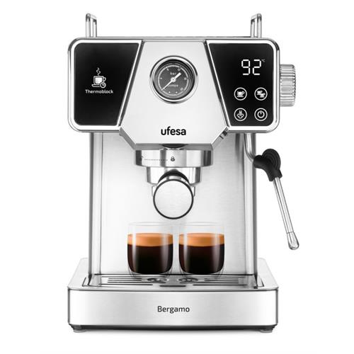 MÁQUINA DE CAFÉ EXPRESSO UFESA BERGAMO( 1350 W - 20 BARES - 1,8 L