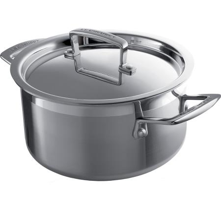 LE CREUSET - CAÇAROLA C/ TAMPA 20 3-PLY 96200720001000