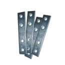 PLACA DE UNIÃO RETA PLC02, AÇO ZINCADO, 80 X 15 X 2 MM. 4 UNIDADE